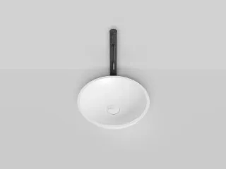 Накладная раковина Salini Callista 05 S-Sense 1101105GRH 37см RAL снаружи